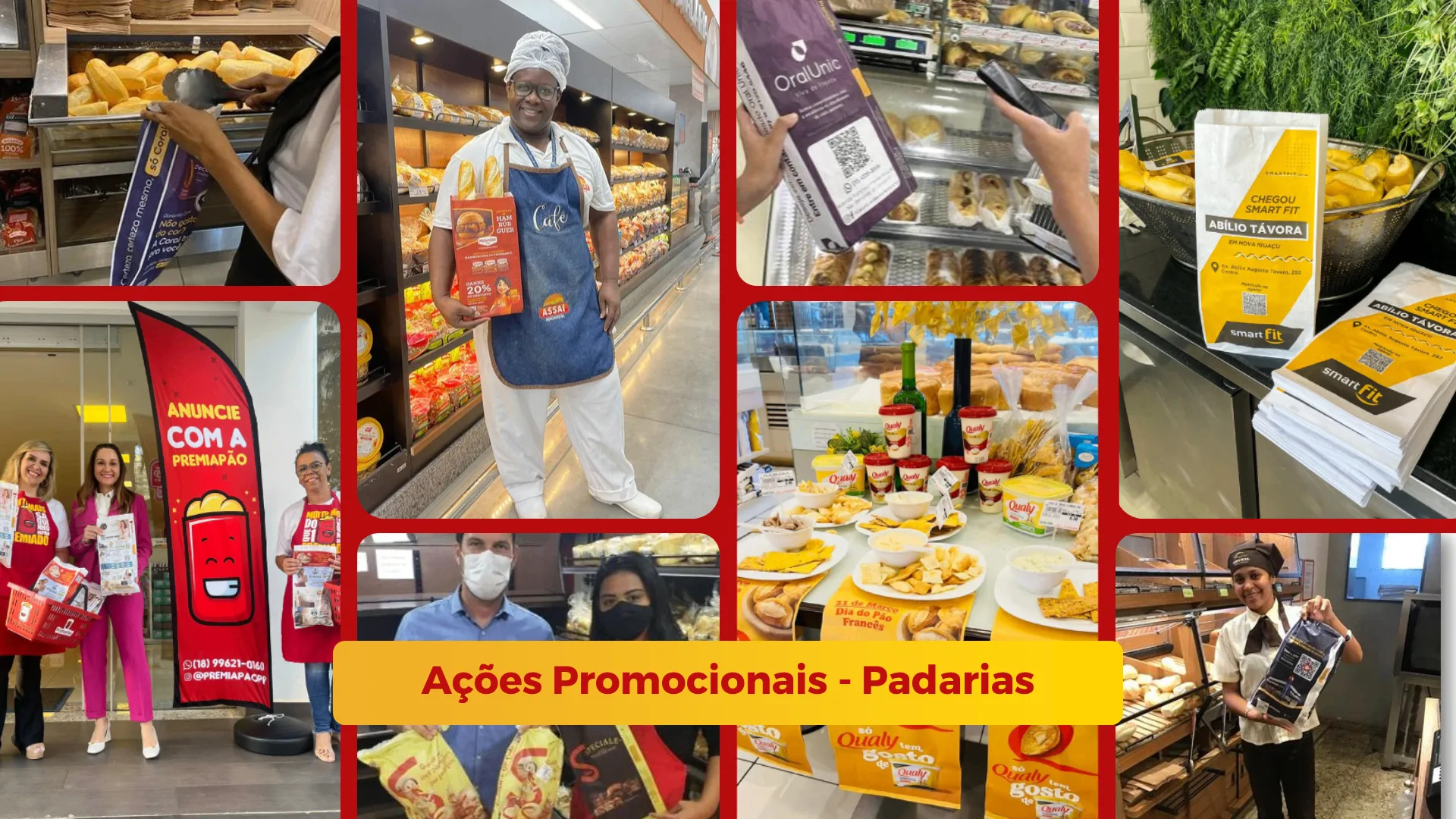 Ações promocionais do mídia kit PremiaPão